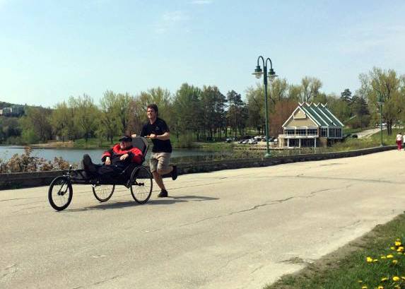 The Massicotte duo at the Shared Runs