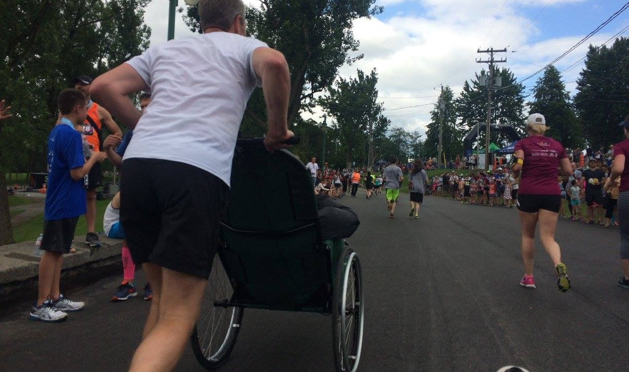 Kartus at the 2017 Sherbrooke Half-Marathon